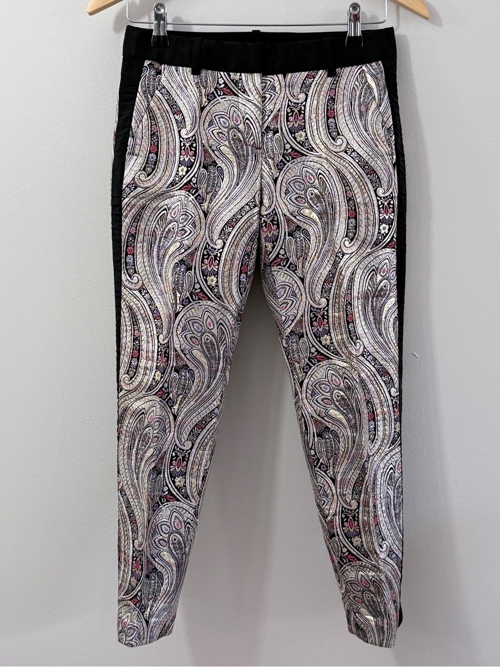 J. Crew Collection Metallic Tuxedo Pants 00P
